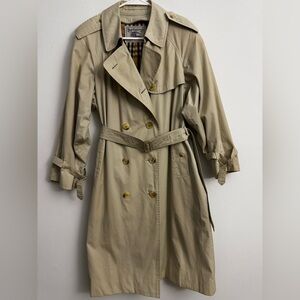 💯BURBERRY Vintage Classic Tan Trench Coat